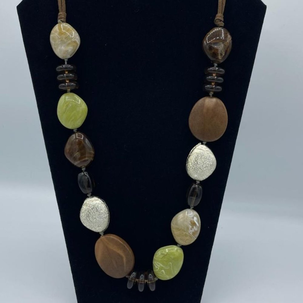Multi Stone Necklace - Picture 2 of 3